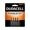 Duracell CopperTop Alkaline Batteries, AAA, 4/PK