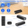 Wireless Camera Reverse Hitch Guide Camera Vehicle Backup Rechargeable Camera with Flexible Adhesive Base Night Vision for Car RVs Trailer Truck