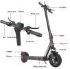 800W Electric balance scooter.  30 km/h speed 48V / 10.4Ah (standard APP) portable folding LCD instrument, battery removable load 120kg climb 20¬∞ ran