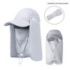 VisBeaut Sun Hat; Fishing Cap; Baseball Cap; Neck Cover With Face Mask For Outdoor Sports