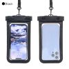 2pcs IPX8 Waterproof Phone Bag; Touchscreen Phone Pouch 7.6 Inch For Swim Sports Outdoor