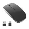 Wireless Charging Mouse Portable Mute Wireless Mouse USB And Type-C Dual Mode Wireless Mouse Adjustable DPI Laptop For Mac; MacBook; Android; PC